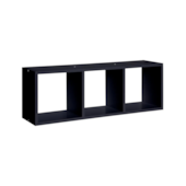 Nicho Triplo Me Leve 71x24,5x15cm Preto Prat-k Nicho Triplo Me Leve 71x24,5x15cm Preto Prat-k