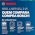 Nível a Laser GCL 2-15 Profissional com Gancho e Maleta Bosch