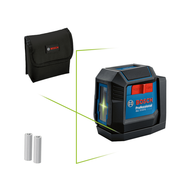 Nível a Laser verde GLL 12-22G Bosch