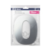 Número 0 P/Casa Adesivo Espelhado Primafer Número 0 P/Casa Adesivo Espelhado Primafer