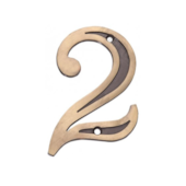 Número 2 para Residência 12cm União Mundial Número 2 para Residência 12cm União Mundial