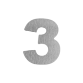 Número 3 Residencial Auto Colante Escovado Silvana Número 3 Residencial Auto Colante Escovado Silvana