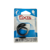 Número 6 De Plástico Preto/Cromado Pequeno 4cm Fixtil
