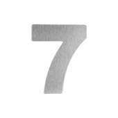 Número 7 Residencial Auto Colante Escovado Silvana Número 7 Residencial Auto Colante Escovado Silvana