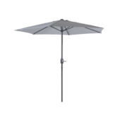 Ombrelone Cinza com Manivela 2,5x2,3m Casa Ok Ombrelone Cinza com Manivela 2,5x2,3m Casa Ok