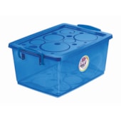 Organizador Azul com Trava 4L 80358 Ordene