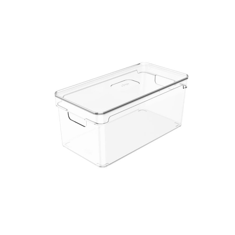 Organizador Clear com Tampa 30 X 15 X 13