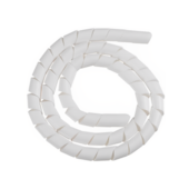 Organizador de Cabos Espiral Conduteck para Fio 1" Branco 2 Metros Steck Organizador de Cabos Espiral Conduteck para Fio 1" Branco 2 Metros Steck