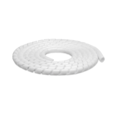 Organizador de Cabos Espiral para Fio 3/4" Branco 2 Metros Conduteck Steck Organizador de Cabos Espiral para Fio 3/4" Branco 2 Metros Conduteck Steck