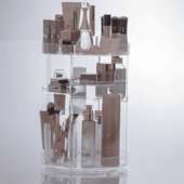 Organizador de Cosméticos Redondo Giratório 23cm Paramount