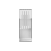 Organizador de Facas Clear Branco Ou Organizador de Facas Clear Branco Ou