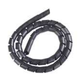 Organizador Espiral para Fio 1/2" 1M Preto Tramontina Organizador Espiral para Fio 1/2" 1M Preto Tramontina