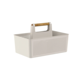 Organizador Multiuso Flow Bege Fechado Ou