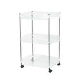 Organizador Triplo com Rodízio 38x28x76cm Paramount