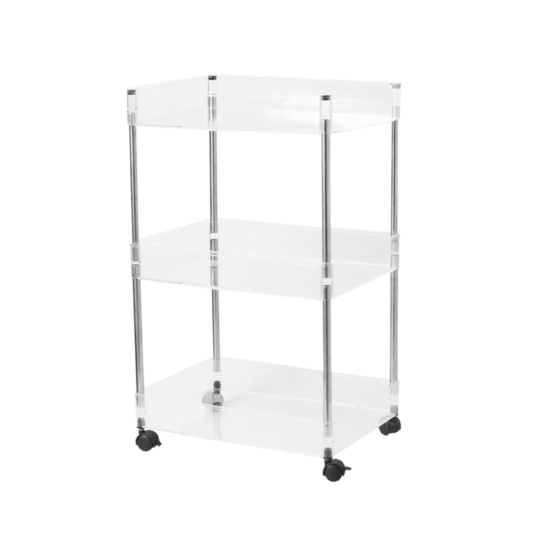 Organizador Triplo com Rodízio 38x28x76cm Paramount