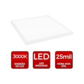 Painel de LED 60W Quadrado Sobrepor 3000K Modular Avant
