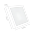 Painel LED 18W Quadrado de Sobrepor 6500K Elgin