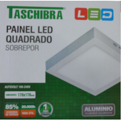 Painel Led 24W Quadrado de Sobrepor 4000K Taschibra