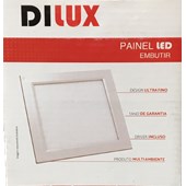 Painel LED 6W Quadrado Embutir 6500k DiLux48290 Decor