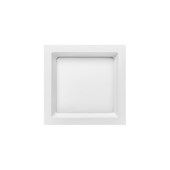 Painel LED Deep Quadrado 3000K Branco 12W Embutir Stella