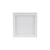Painel LED Deep Quadrado 3000K Branco 18W Sobrepor Stella