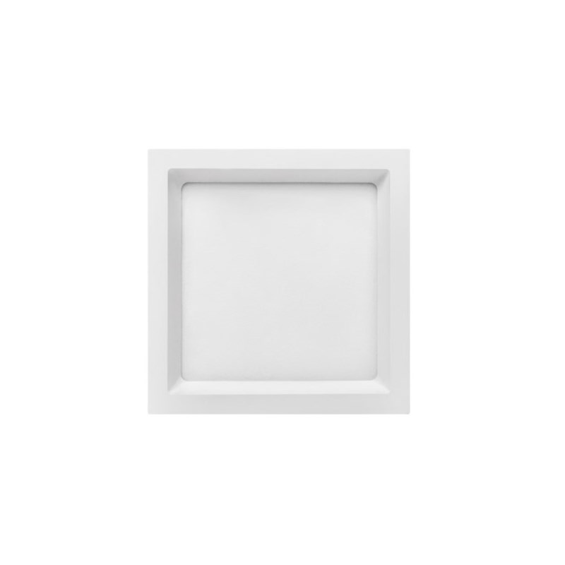 Painel LED Quadrado 3000k Branco 24w Embutir Stella