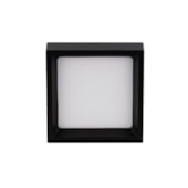 Painel Led Quadrado 4000k Preto 12w Sobrepor Stella