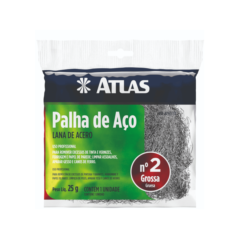 Palha de Aço Grossa Atlas