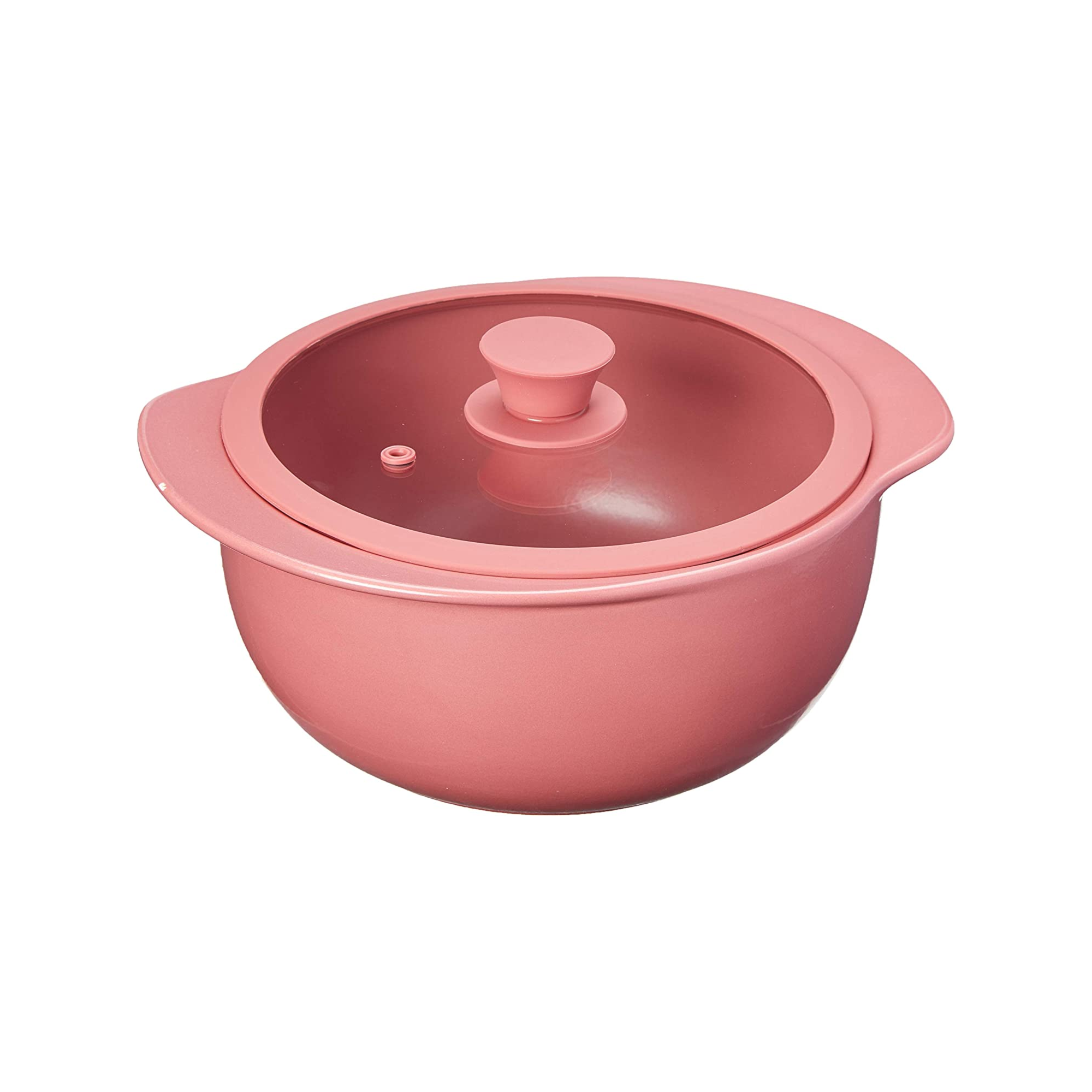 Panela Cerâmica com Tampa de Vidro 3,3 Litros Rose Oxford - Apotiguar