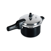 Panela de Pressão Antiaderente Cerâmica com Fundo de Indução 4,2L Preto Brinox
