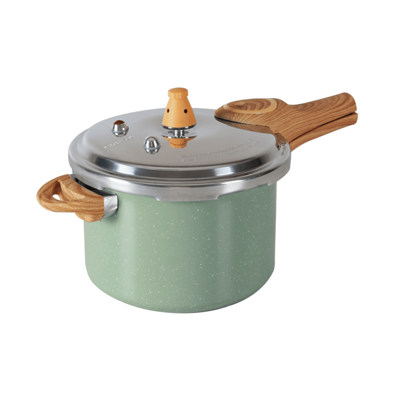 Panela de Pressão Antiaderente Cerâmica com Fundo de Indução 4,2L Verde Brinox