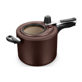 Panela de Pressão com Visor Chocolate 4,5L MTA