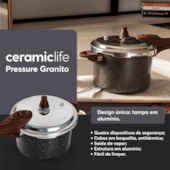 Panela de Pressão Pressure Indução 4,2l Brinox