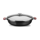 Panela Disco Alto com Tampa de Vidro 6,9L MTA