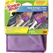 Pano Esfrega e Seca Scotch-Brite 3M