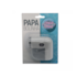 Papa Bolinha de Plástico e Aço Inox Cinza Chumbo 8cm x 4cm x 7,5cm Lyor