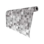 Papel de Parede Pastilhas Grey PVC 500x45cm Moment