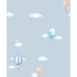 Papel de Parede Vinílico 10mX53cm Azul com Balões Conthey