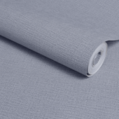 Papel de Parede Vinílico 10mX53cm Cinza Plano Conthey