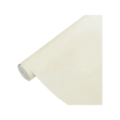 Papel de Parede Vinílico 10mX53cm Creme com Bolinhas Conthey