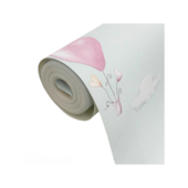 Papel de Parede Vinílico 10mX53cm Verde com Balões Conthey