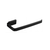 Papeleira 19cm Preto Fosco em Aço Inox FMTR1771B Casa OK