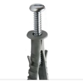 Parafuso Atarraxante Fenda 6,3x50mm com Bucha com Anel Fixtil 