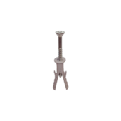 Parafuso Madeira Cabeça Chata Phillips 4,8x40mm com Bucha e Anel 8mm Fixtil