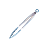 Pegador de Inox com Trava Pequeno 17cm Azul Oikos