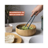 Pegador de Silicone Duplo Pequena Azul Oikos