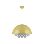 Pendente Aq Meia Lua Cristal 40 Al Amarelo Bronzearte