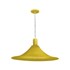 Pendente Aquarela Chapéu Chinês Amarelo Bronzearte