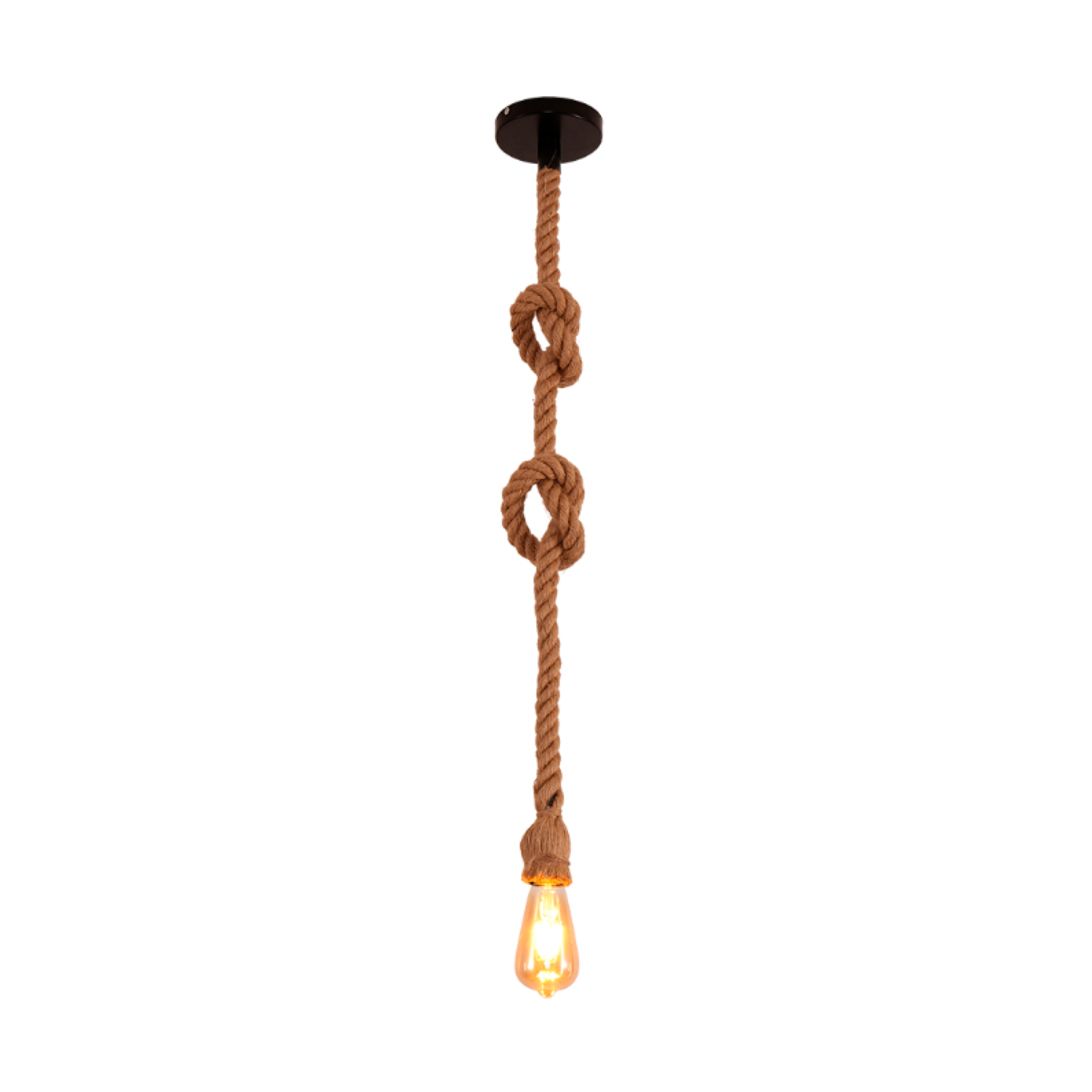 Ciondolo in colore naturale modello Roque Adjustable FABRILAMP | Leroy Merlin Ciondolo in colore naturale modello Roque Adjustable FABRILAMP | Leroy Merlin
