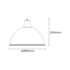 Pendente Design TD 821 Branco Taschibra